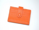 Simple leather credit card holder card holder manufacturer