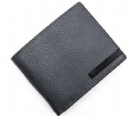 Top Pebble Leatther Frid Blocking Money Clip