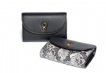 Zip Women leather wallet long chain small  cross body bag